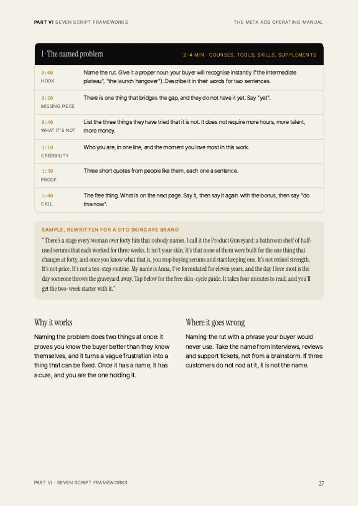 p. 27 · Framework 1, with a sample