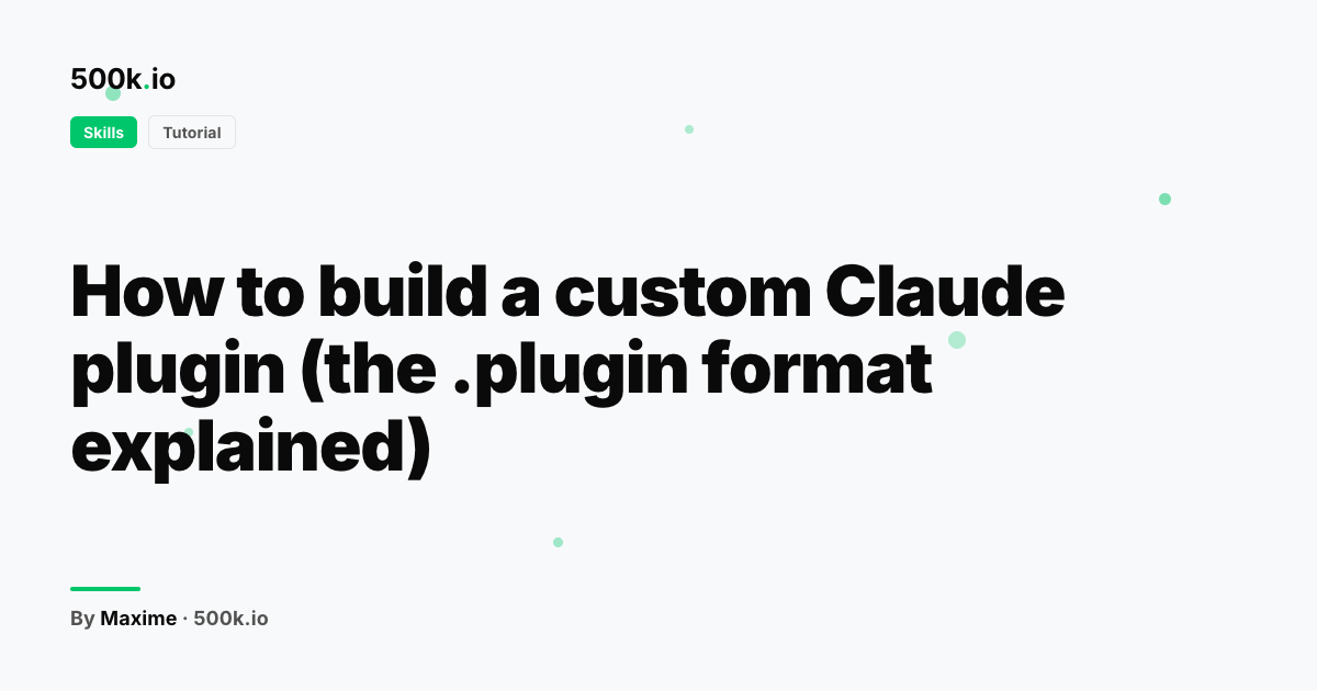 Skills — illustration for "How to build a custom Claude plugin (the .plugin format explained)"